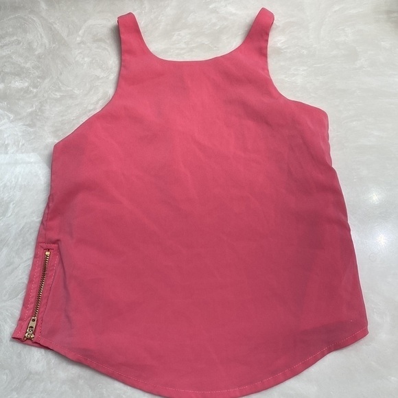 Juicy Couture Pink Zippered Tank Top Size 4T Girl - Picture 6 of 6